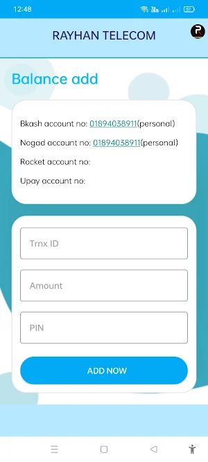 RAYHAN TELECOM Screenshot 2