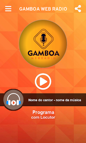 Gamboa Web Rádio Screenshot 1