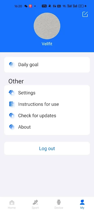 Vellfit Screenshot 3