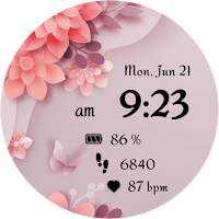 NXV01 Flower bloom watch face