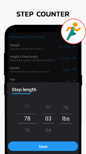 Step Counter - Pedometer App Screenshot 2
