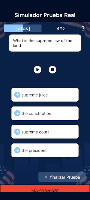 US Examen de ciudadania 2024 Screenshot 1