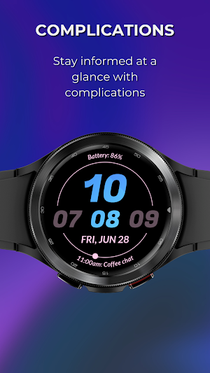 EXD054: Chromatic Rings Face Screenshot 1
