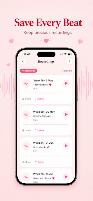 Baby Heartbeat Monitor: Bubbi Screenshot 3