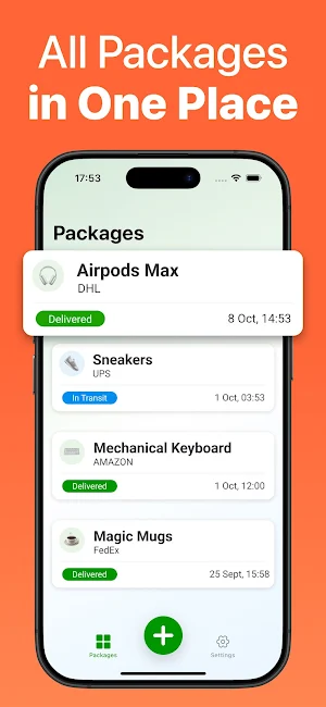 Package Tracker・Packz Screenshot 1