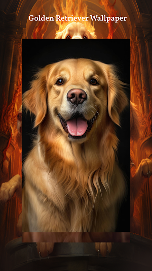 Golden Retriever Wallpaper Screenshot 0