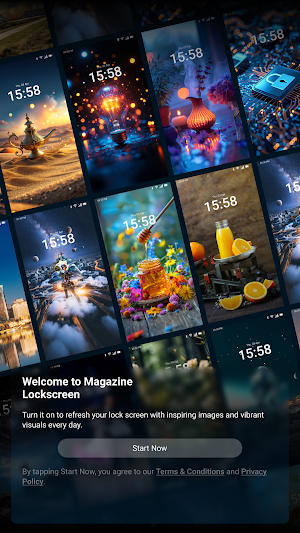 Magazine Lockscreen Screenshot 0