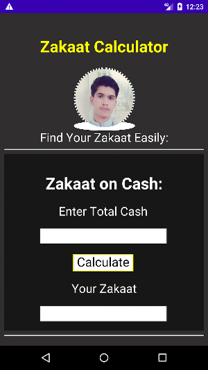 Zakaat Calculator Screenshot 2