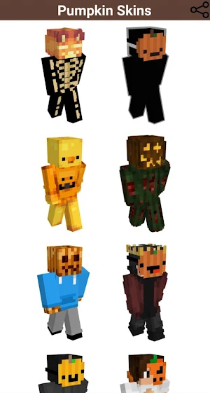 Pumpkin Skins For Minecraft Screenshot 1