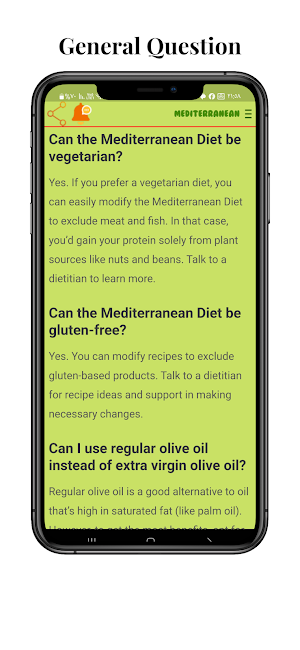 Mediterranean diet : recipes Screenshot 2