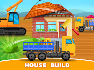 City Construction Vehicles - House Building Game Screenshot 0