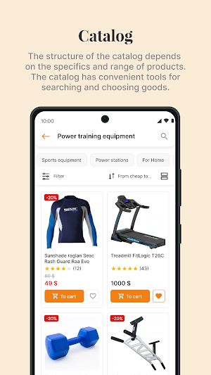 E-commerce application Screenshot 2