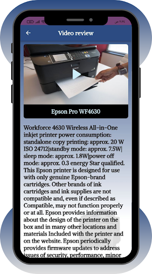 Epson Pro WF4630 guide Screenshot 0
