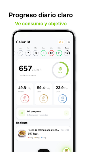 Calor.IA: Contador de Calorías Screenshot 3