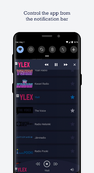 Finnish radio stations - Radio Suomi Screenshot 1