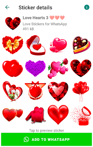 Love Stickers for WhatsApp Screenshot 0