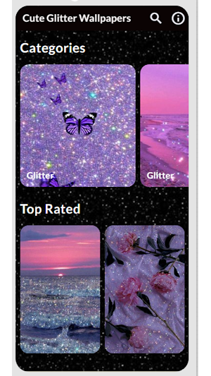 Cute Glitter Wallpapers Screenshot 0