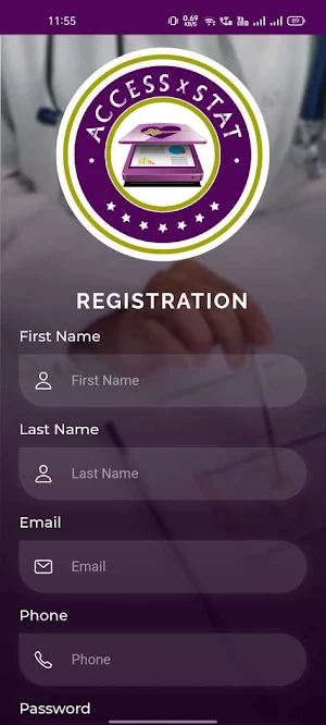 ACCESSxSTAT Screenshot 1