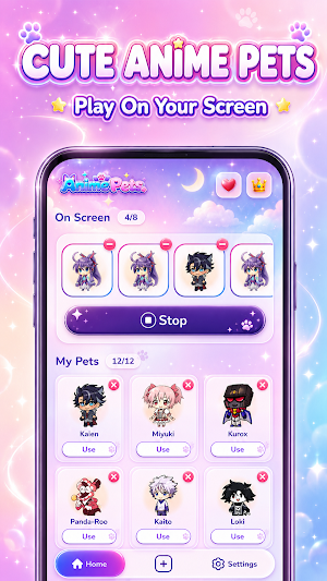 Anime Shimeji: Screen Pets Screenshot 0