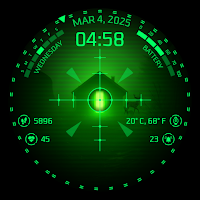 WF4U Gun Scope Theme Watchface