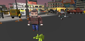 Pixel Wars Mafia: Open World 3D Pixel Craft Gun Screenshot 0