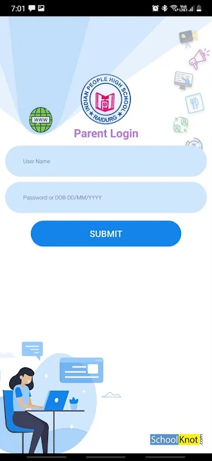 Indian people high school Parent App Screenshot 2