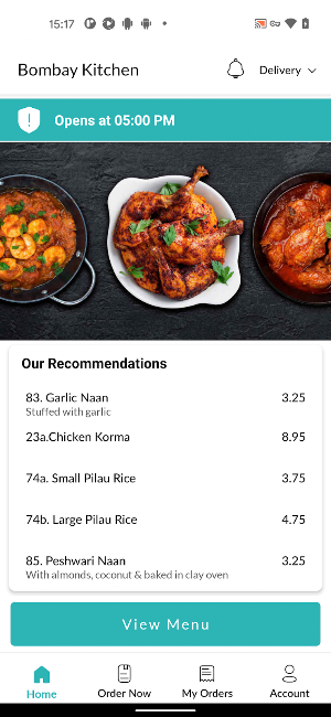 Bombay Kitchen Screenshot 1