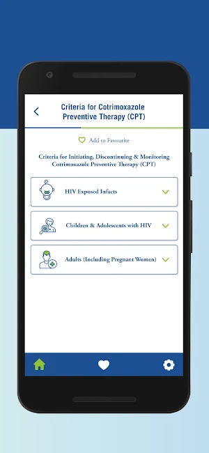 HIV Clinical Job Aids Screenshot 2