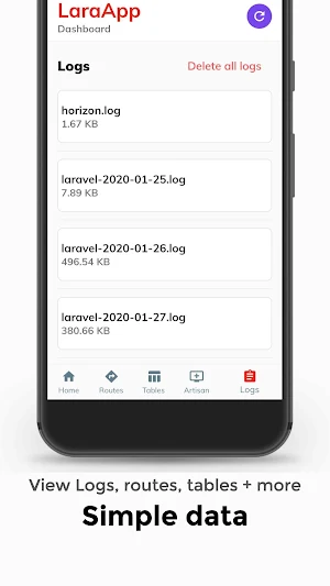 LaraApp for Laravel artisans Screenshot 1