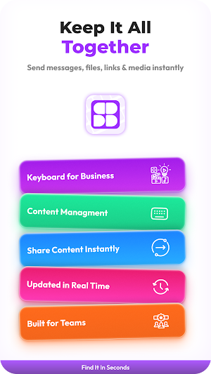 SwiftBoard: Content Keyboard Screenshot 1