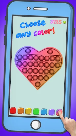 Pop It - Simple dimple game fidget toy simulator Screenshot 1