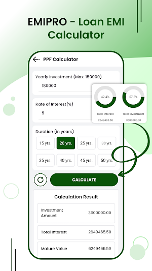 EMIPRO - Loan EMI Calculator Screenshot 2