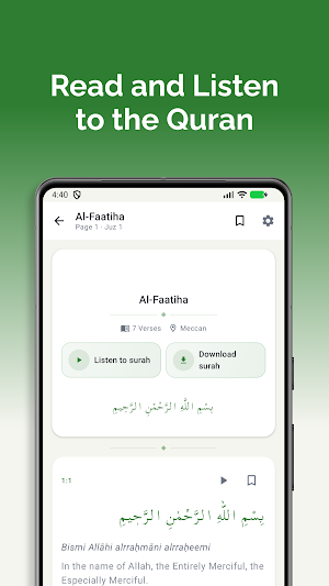 Tevazu: Prayer Times & Quran Screenshot 3