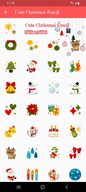 Christmas Sticker for WhatsApp Screenshot 3