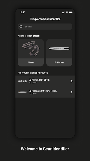 Husqvarna Gear Identifier Screenshot 1