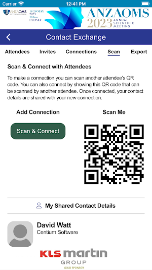 ANZAOMS2023 Attendee App Screenshot 2