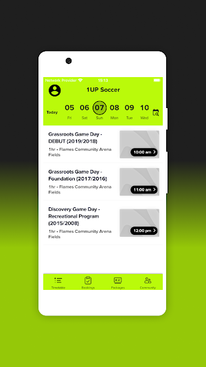 1UP Soccer Screenshot 1
