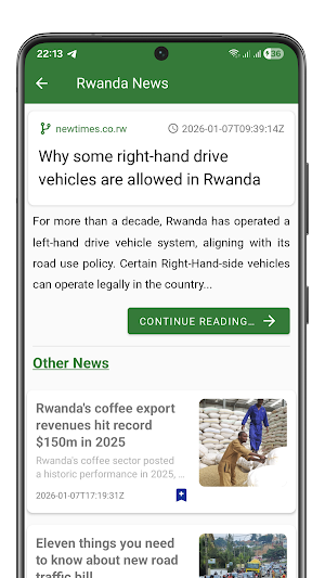 Rwanda News Screenshot 1