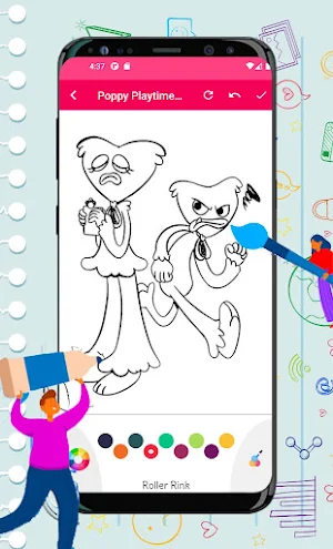 Poppy Playtime Coloring Book Screenshot 2