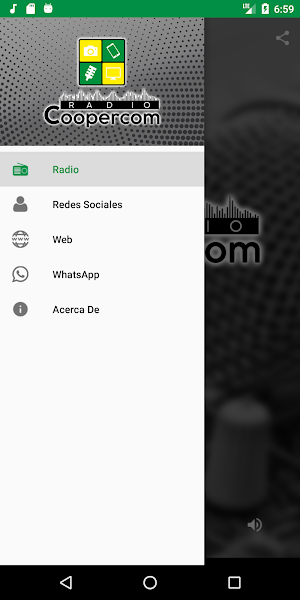 Radio Coopercom Screenshot 2