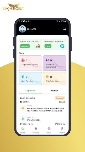 Eagle OBC - Carrier App Screenshot 0