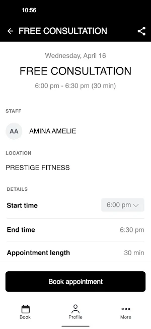 PRESTIGE FITNESS GYM Screenshot 2