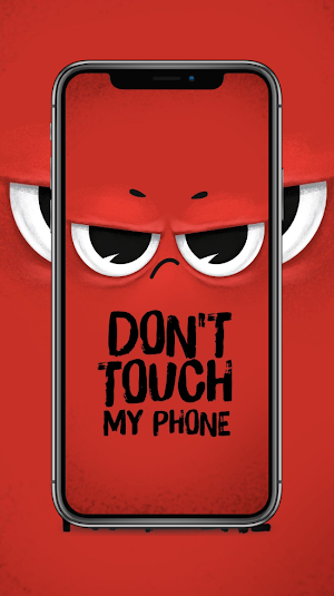 Dont touch my phone wallpaper Screenshot 0