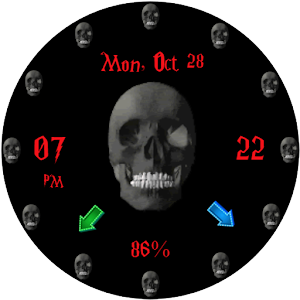 Animated Halloween Skull Screenshot 2