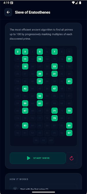 Number Theory: Visual Explorer Screenshot 1