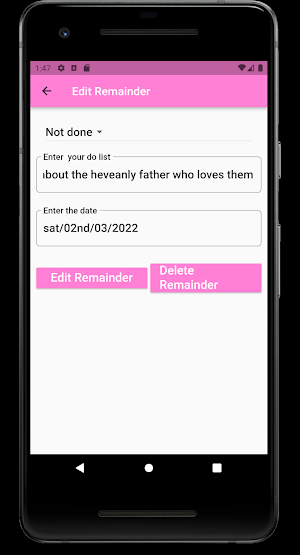 Schedule Screenshot 3