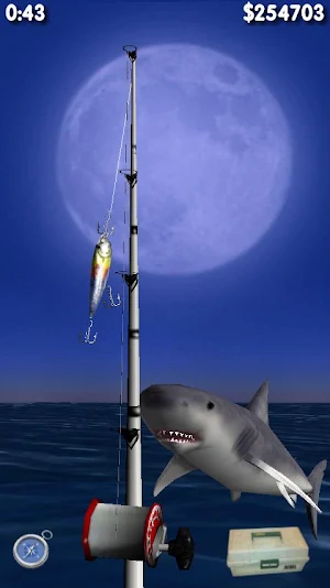 Big Night Fishing 3D Lite screenshot 2