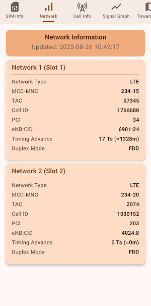 CellInfo Screenshot 2