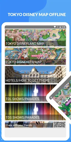 TOKYO LAND/SEA AMUSEMENT PARK MAP OFFLINE Screenshot 0