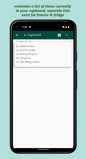 Meal Planner Screenshot 3